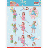3D cutting sheet - Yvonne Creations - Bubbly Girls - Party - Party Time