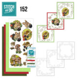 Deze handige borduursetjes bevatten drie 3D-afbeeldingen met 3 kleuren kaartkarton voor vierkante kaarten. Inclusief 3 x 50 m Stitch and Do Garen, 3x oplegkaartjes met een patroon en instructies. De oplegkaarten zijn voorgeprikt. Super handig, dus ook leuk om mee te nemen, of cadeau te doen als startersetje. De kleuren van de garens komen overeen met de kleurnummers van het kaartkarton.