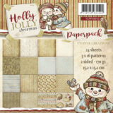 Dit 15,2 x 15,2 cm Paperpack bevat 24 dubbelzijdig bedrukte vellen in 16 verschillende motieven die prachtig aansluiten bij de rest van de collectie. De dessins passen perfect bij de afbeeldingen uit de knipvellen en de Dies, zodat je altijd een mooi geheel krijgt.
